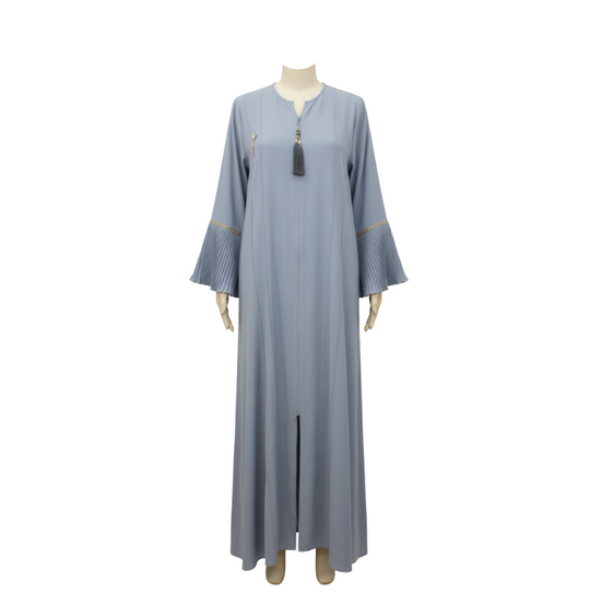 Abaya Fluide Grise
